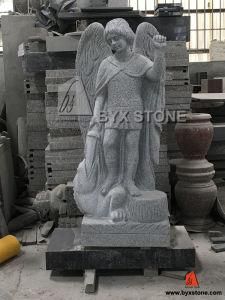 Big Angel Carved Monument with Sword in The Hand