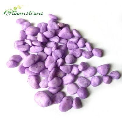 Purple Dyed Colored Gravel Aquarium Painted Sands/Dyed Gravels for Landscape/Gravles for Garden