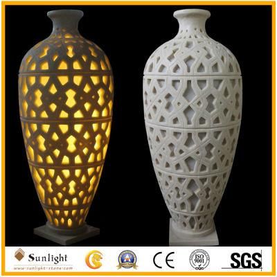 Popular Waterproof LED Lamp Sandstone Vase with Best Price