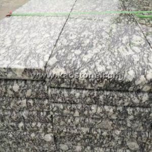 Polished Spray Wave White Granite Slabs/Tiles/Countertops