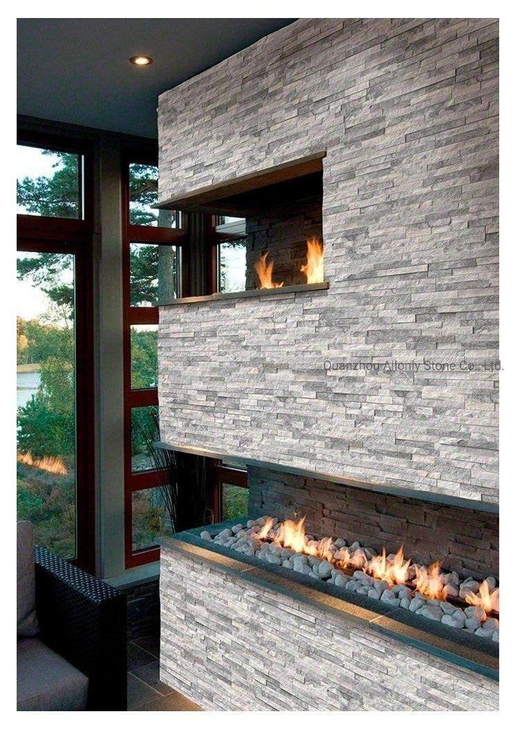 Natural Exterior Wall Panels Slate Large Stacked Stone for Exterior Decoration