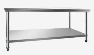 2 Layers Stainless Worktable