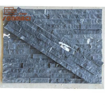 Cultural Stone Exterior Black Slate Wall Cladding Tile