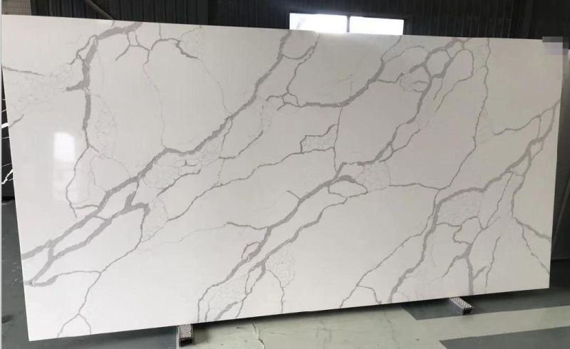 Calacatta Quartz for Vanitytop/Worktops/Slab/Countertop/Floor/Wall Tile