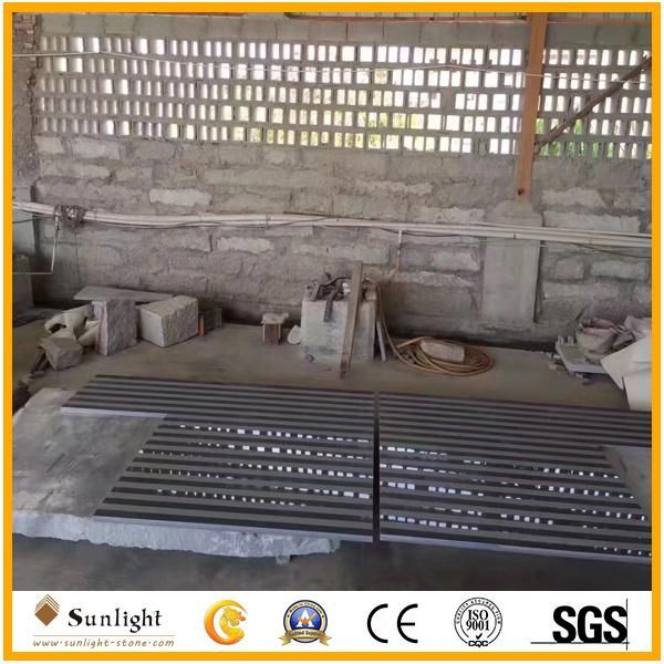 Sandblasted Antislip Stripe Natural G654 China Black Granite