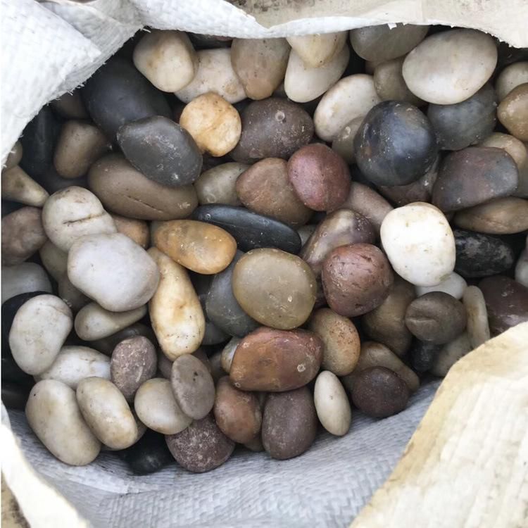 Landscaping Polished Multicolor River Stone Pebbles for Garden Decoration