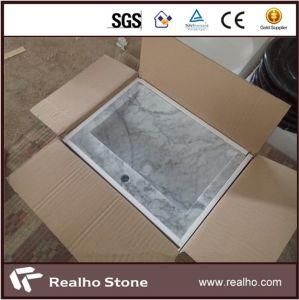 Competitive Price Carrara White Marble Sink Countertop