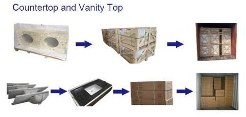 Newly White Granite Slab Countertop/Vantiy Bathroom/Kitchen/Garden/Outside Worktop Wholesale