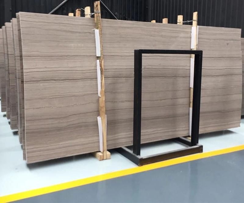 Good Quality Athens Wood Marble Athen Grey Marble Slab for Sale