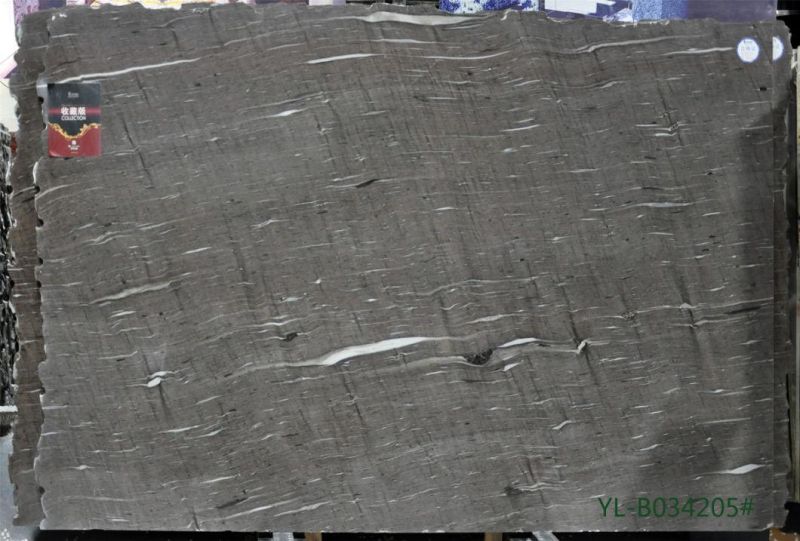 Sandalwood Snow Grey Marble Slabs for Flooring Tile, Countertop