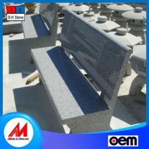 Professional Production Premium Design Light Gray Granite Garden Stone Bench