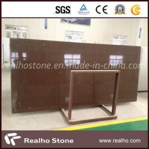 Engineer Quartz Stone Price Polished Brown Quartz Stone