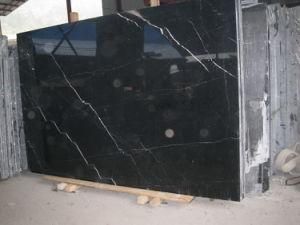 Black Marquina Marble Slabs Tiles