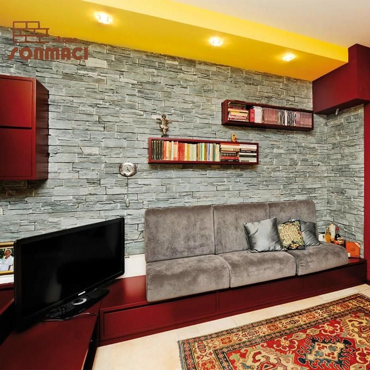 Green Slate Flexible External Stone Wall Cladding