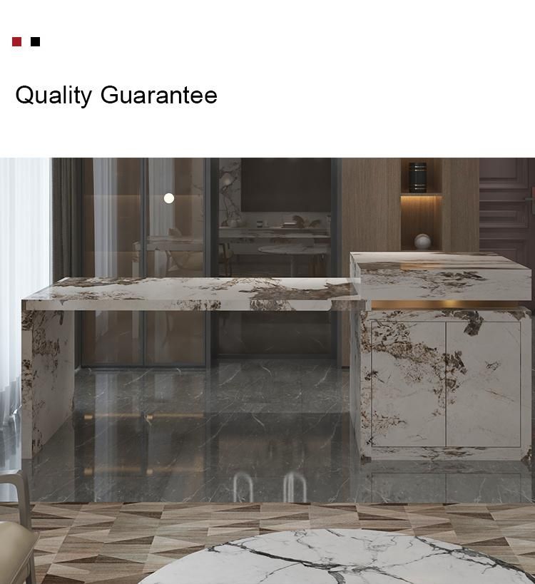 Nordic Style Multifunction Marble Rock Board Plate Chinese Furniture Kitchen Cabinets Storable Marble Dining Room Table