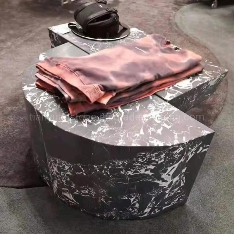 Polished Napoleon Black Marble with White Veins