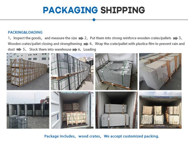 G655 Grey Granite Tiles & Slabs China White Granite