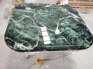 Prada Green Marble Table Top for Bathroom