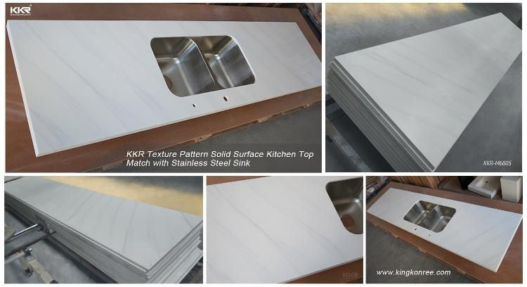 Kkr Customized Artificial Stone Kitchen Countertop