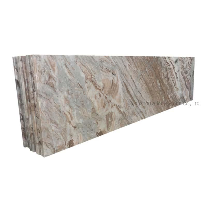 Export Custom Made Prefab Fantasy Brown Granite Countertops for Kitchen Design