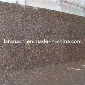 Cheap Natural Tan Brown Granite Stone Tile Slab for Paving