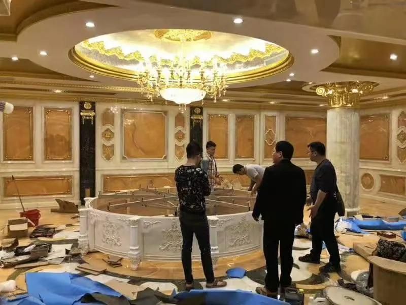 Yellow Orange Onyx Slab for Luxury Hotel Renovation