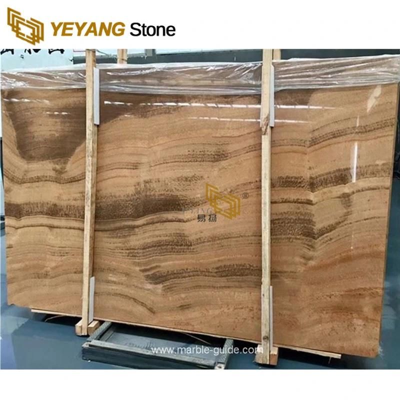 Wholesale Building Material Royal Brown Wood Marble for Flooring/Wall/Hotel/Home/Residential/Commercial Projects
