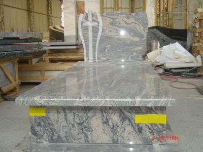Poland Style Europe Customization Monument Black Granite Tombstone