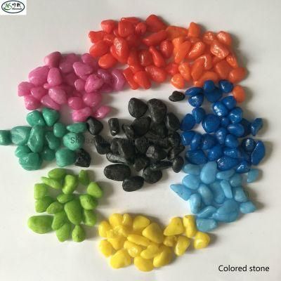 Manufctures Decorative Colored Stones for Landscape Architecture