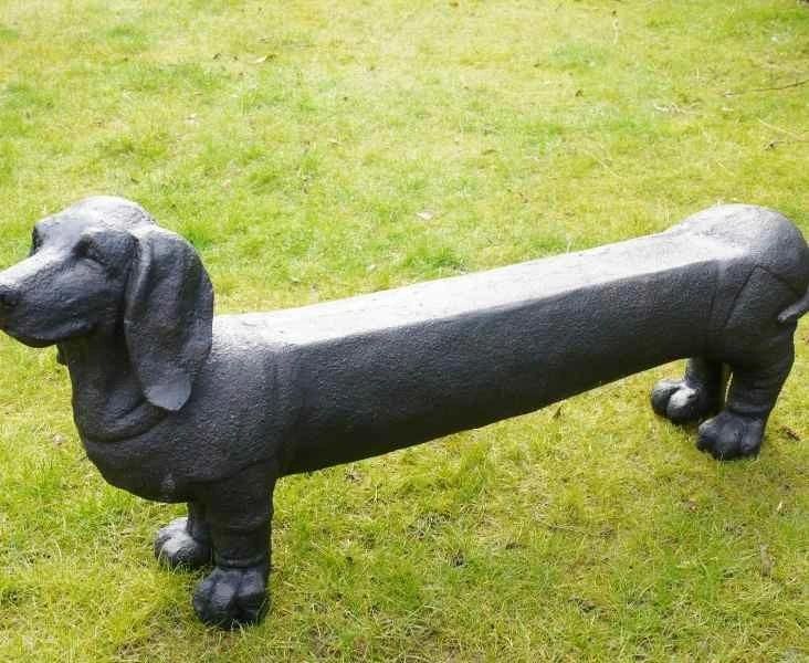 Outdoor Stone Granite Animal Bench for Garden Decoration