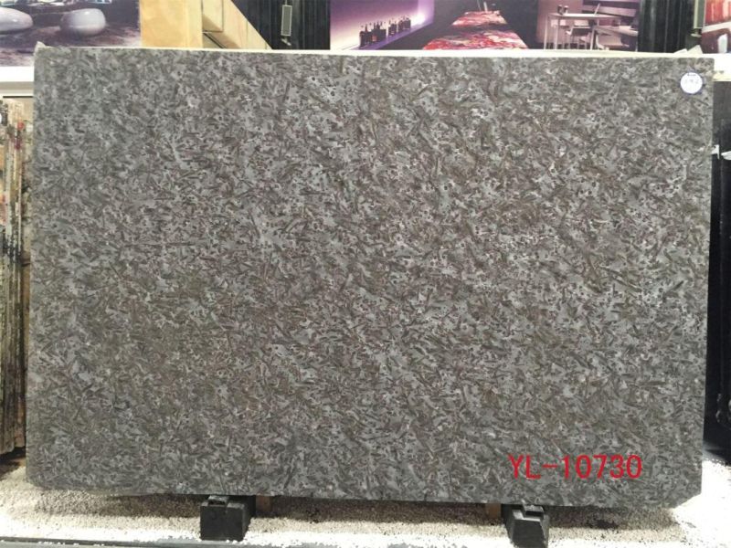 Gem Brown Polished Marble Slabs for Interior Flooring Wall Decoration