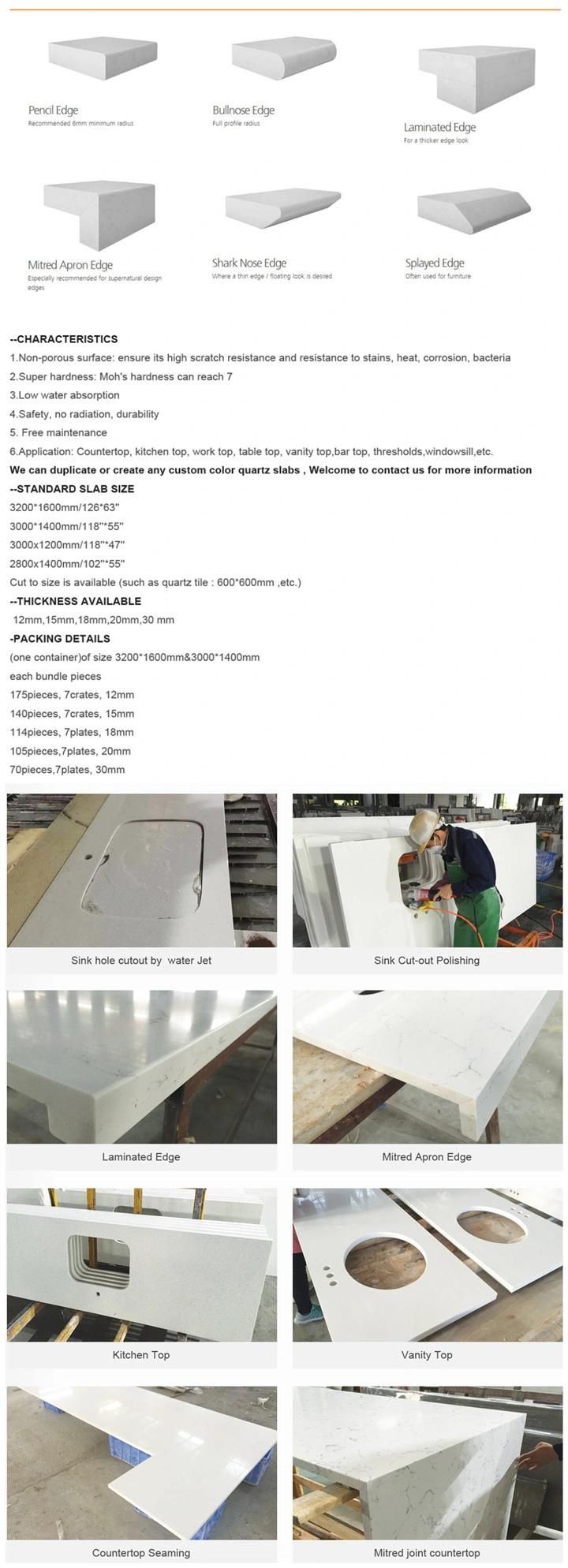 Quartz Stone Kitchen Countertop