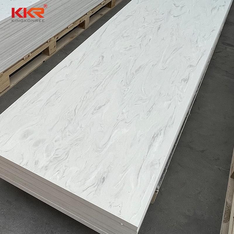 Marble Look Faux Stone Acrylic Solid Surface Worktops