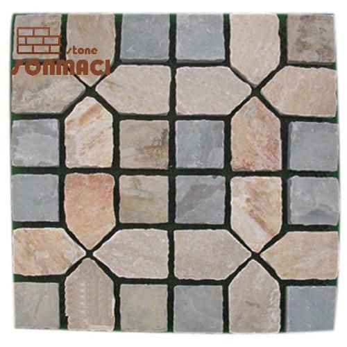 Rusty Slate Flagstone Pavers Stone Tile for Walkway
