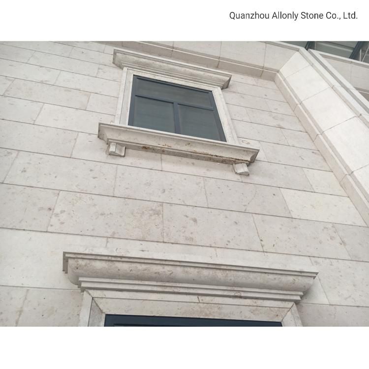 Outdoor Sealed Portugal Beige Limestone Tiles for Floor