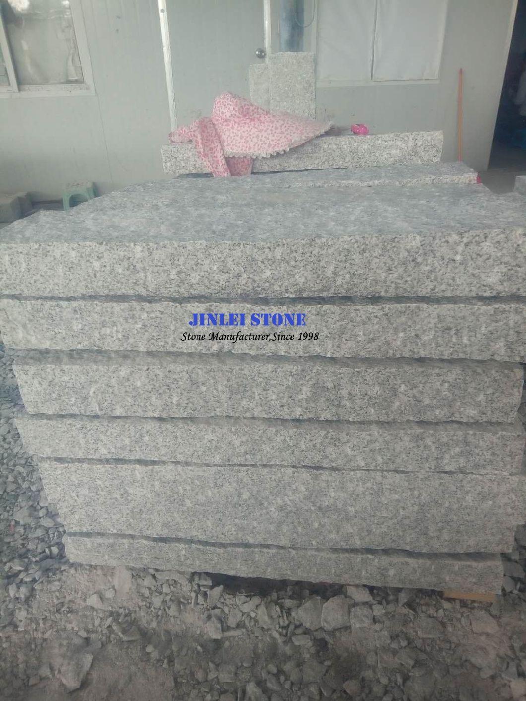 European Cheap G603 Palisade Bianco Sardo Light Grey Granite Curved Border, Curved Granite & Kerbstone Palisade