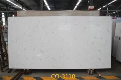 White Artificial Marble Quartz of Carrara with High Quality and Competitive Price