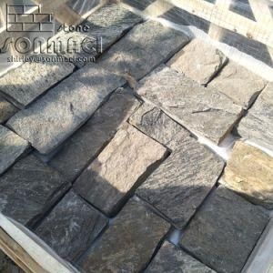 Carbon Black Slate Veneer Stone Masonry Stone Veneer