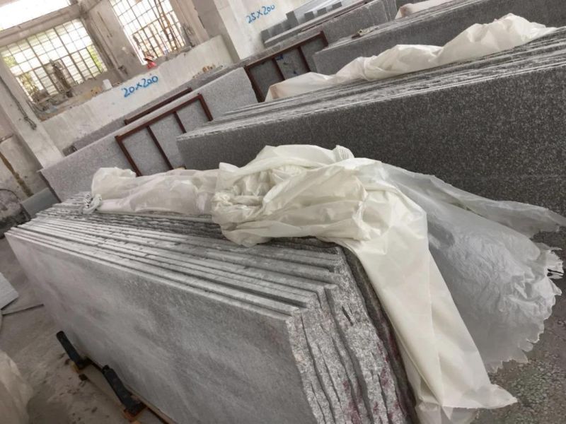 G640 Grey Color Granite Slabs and Tiles Used for Walls or Floorings and Countertops