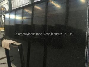 Angola Black Natural Granite Stone for Slabs/Tiles/ Inside/Outside Decoration