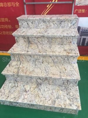 China Imperial Gold Granite Stone Countertop Stairs/Steps Interior Floor/Wall Facade/Cladding/Covering/Tiles