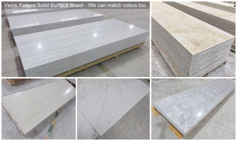 Kitchen Countertop Marble Pattern Acrylic Stone Solid Surface Corian