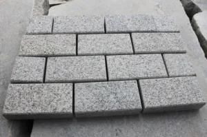 China Supplier Cheap Granite G603 Flamed Tile G603 Flamed Grey Granite Walkway Flooring Paver Tile G603 Cube Stone Paving Stone