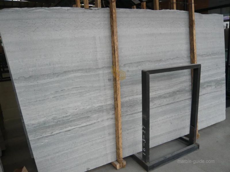 Natural Blue Wood Vein Marble Slabs/Tiles for Wall/Flooring/Staircase