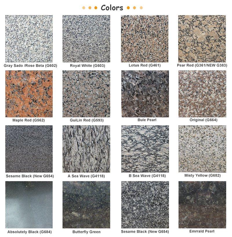 Chinese Import Export Custom Size Granite Stone Sliver Blue Pearl Kitchen Granite Countertops
