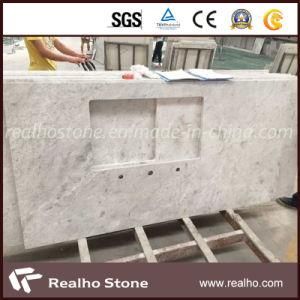 Chinese Alpine White Marble Countertop with Sink Cut /Kitchen
