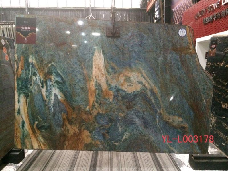 Vincent Blue Marble Slabs for Interior Flooring Wall Decoration