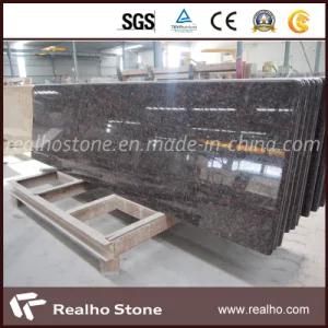 Good Quality Prefab Laminate Tan Brown Granite Kitchen Countertops