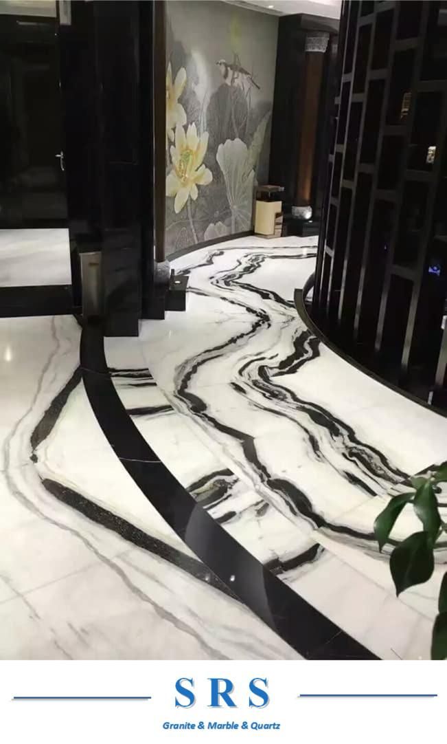 White Marble Coffee Table Natural/Polished China White/Panda White Marble for Floor/Wall Background