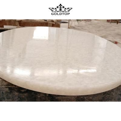 Natural Stone Wholesale Polished Absolute White Marble for Wall/Floor Tiles/Tabletop/Countertop/Slab Tiles